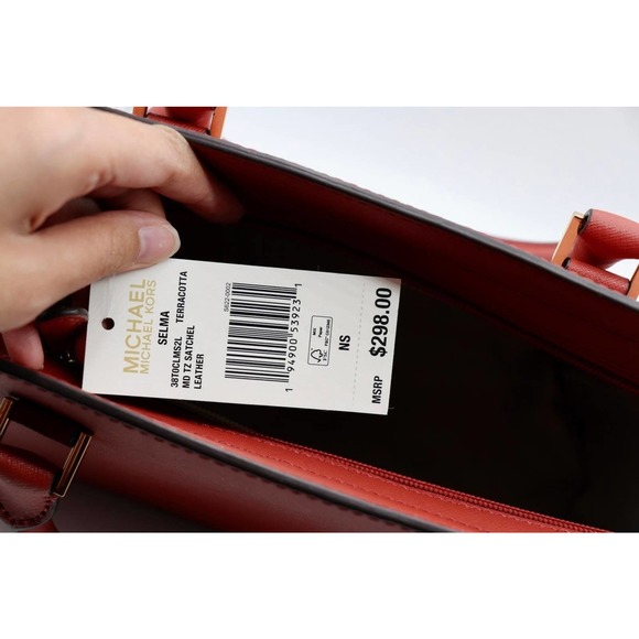 NWT Michael Kors Selma Medium Satchel Saffiano Leather - Picture 4 of 7